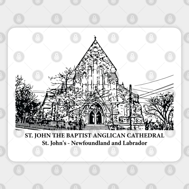 St. John the Baptist Anglican Cathedral - St. John's NL Magnet by Lakeric